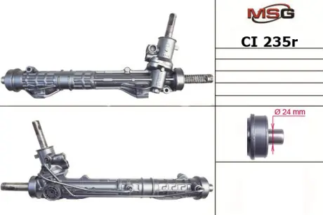 Рульова рейка з ГУР відновлена Peugeot 308 (T7) 07-19, Peugeot 3008 09-16, Citroen Berlingo 08-18 MSG CI235R