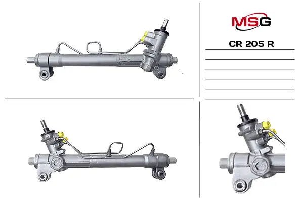 Рульова рейка з ГПК відновлена Opel Antara 06-15, Chevrolet Captiva 06-11 MSG CR205R (фото 1)