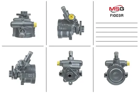 Насос ГУР відновлений Fiat Ducato 94-02, Alfa Romeo 145 96-01, Lancia Dedra 89-99 MSG FI003R