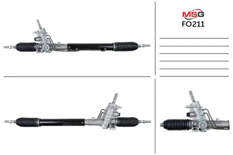 Рульова рейка з ГУР нова VW Sharan 95-10, Ford Galaxy 94-06, SEAT Alhambra 96-10 MSG FO211