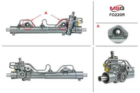 Рульова рейка з ГУР відновлена Ford Ka 96-08 MSG FO220R