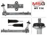 Рульова рейка без ГУР нова Hyundai Grand Santa FE 12-18, Hyundai Santa FE 12-18, Kia Sorento 09-15 MSG HY114 (фото 1)