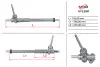 Рульова рейка без ГУР відновлена Hyundai Santa FE 12-18, Kia Sorento 14-20 MSG HY126R (фото 1)