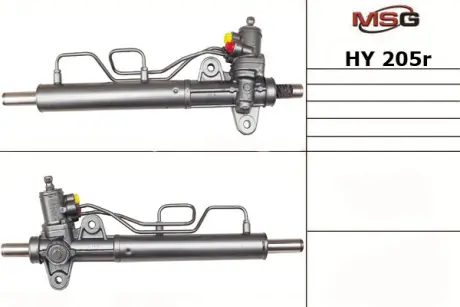 Рульова рейка з ГУР відновлена Kia Cerato 04-08 MSG HY205R