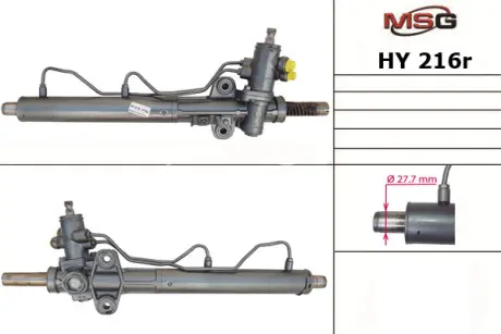 Рульова рейка з ГУР відновлена Hyundai Santa FE 00-06 MSG HY216R