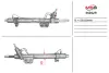 Рульова рейка з ГУР відновлена Nissan Pathfinder R51 04-14, Nissan Navara 05-15 MSG IN202R (фото 1)