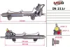 Рулевая рейка с ГУР восстановлена Infiniti Q50 13-, Infiniti G 07-14 MSG IN211R (фото 1)