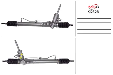 Рульова рейка з ГУР відновлена Kia Soul 08-13 MSG KI232R