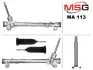 Рульова рейка без ГУР нова Mazda CX-5 17- MSG MA113 (фото 1)