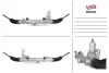 Рульова рейка з ГУР нова Mercedes-Benz SLK R171 04-11, Mercedes-Benz CLK W209 02-10, Mercedes-Benz C-Class W203 00-07 MSG ME204 (фото 1)