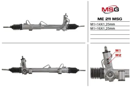 Рульова рейка з ГУР нова Mercedes-Benz ML W163 98-05 MSG ME211