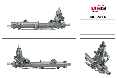 Рульова рейка з ГУР відновлена Mercedes-Benz E-Class W207 09-16, Mercedes-Benz C-Class W204 07-14, Mercedes-Benz CLK W209 02-10 MSG ME231R