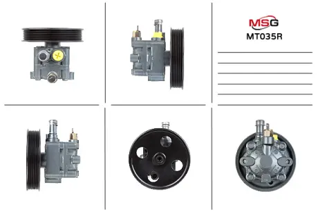 Насос ГУР восстановлен Mitsubishi Galant 04-12 MSG MT035R