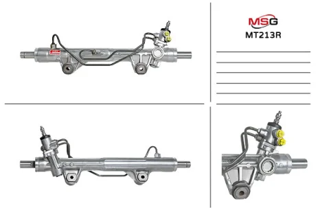 Рульова рейка з ГПК відновлена Fiat Fullback 16-19, Mitsubishi Pajero Sport 16-, Mitsubishi L200 15-19 MSG MT213R