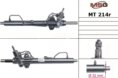 Рульова рейка з ГУР відновлена Mitsubishi L200 15-19, Mitsubishi L200 06-15 MSG MT214R