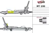 Рульова рейка з ГУР нова Mitsubishi Eclipse 06-12, Mitsubishi Galant 04-12 MSG MT230 (фото 1)
