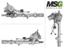 Рульова рейка з ЕУР відновлена Mitsubishi Lancer X 07- MSG MT409.NLF0.R (фото 1)