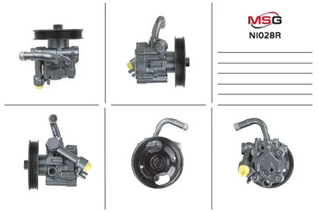 Насос ГУР відновлений Renault Latitude 10-15, Nissan Teana 03-08, Nissan Murano 02-08 MSG NI028R