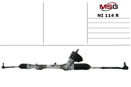Рульова рейка без ГУР відновлена Nissan Tiida 11-, Nissan Sentra 12-21 MSG NI114R