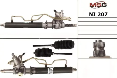 Рульова рейка з ГУР нова Nissan Maxima A32 94-00, Samsung SM5 98-05, Samsung SM5 94-05 MSG NI207