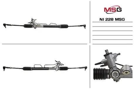 Рульова рейка з ГУР нова Nissan Almera Classic N17 06-12 MSG NI228