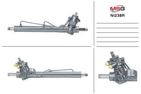 Рульова рейка з ГУР відновлена Nissan Almera N16 00-06 MSG NI238R