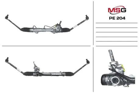 Рульова рейка з ГУР нова Peugeot 307 01-11, Citroen C4 Picasso 06-13, Citroen C4 04-11 MSG PE204
