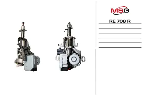 Рульова колонка з ЕУР Renault Megane III 09-16, Renault Kadjar 15-22, Renault Fluence 09-17 MSG RE708R
