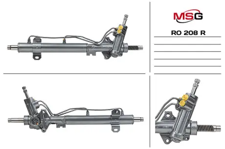 Рульова рейка з ГУР відновлена MSG RO208R