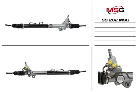 Рульова рейка з ГУР нова SsangYong Rexton 01-06, SsangYong Actyon 06-11, SsangYong Kyron 05-11 MSG SS202
