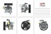 Насос ГУР відновлений Toyota RAV4 00-05, Toyota Corolla Verso 04-09, Toyota Avensis 97-03 MSG TY033R (фото 1)
