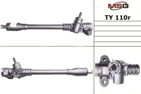 Рульова рейка без ГУР відновлена Toyota Yaris 00-05 MSG TY110R