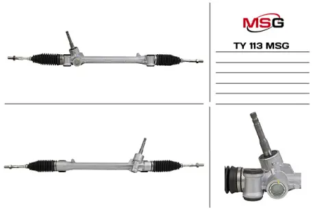 Рульова рейка без ГУР нова Toyota Yaris 05-12 MSG TY113