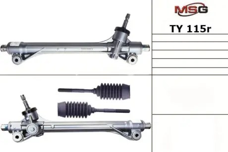 Рульова рейка без ГУР відновлена MSG TY115R