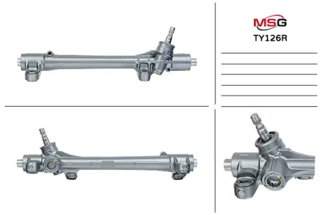 Рулевая рейка без ГУР восстановлена Toyota Corolla 07-13 MSG TY126R