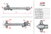 Рульова рейка без ГУР відновлена Toyota Prius 03-09 MSG TY128R (фото 1)