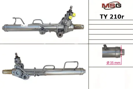 Рулевая рейка с ГУР восстановлена Toyota 4Runner 96-02, Toyota Land Cruiser Prado 90 96-02 MSG TY210R