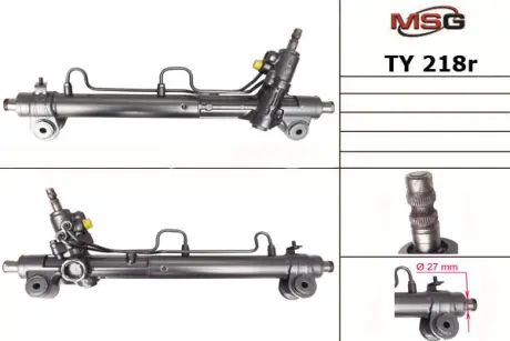 Рульова рейка з ГУР відновлена Toyota Avalon 05-12, Toyota Camry 01-06, Lexus ES 01-06 MSG TY218R