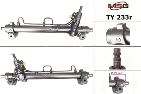 Рульова рейка з ГУР відновлена Toyota Camry 06-11, Lexus ES 06-12 MSG TY233R