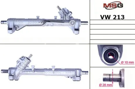 Рульова рейка з ГУР нова VW Transporter T4 90-03 MSG VW213