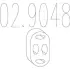 Монтажне кільце вихлопної системи (D (внутр.) - 51 мм; D (наружн.) - 66 мм; Висота - 14 мм) MTS 02.9048 (фото 1)