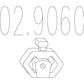 Монтажне кільце вихлопної системи (D (внутр.) - 58 мм; D (наружн.) - 72 мм; Висота - 10 мм) MTS 02.9060