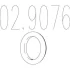 Монтажне кільце вихлопної системи (D (внутр.) - 51 мм; D (наружн.) - 65 мм; Висота - 15 мм) MTS 02.9076 (фото 1)