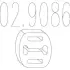 Монтажне кільце вихлопної системи (D (внутр.) - 44 мм; D (наружн.) - 57,5 ??мм; Висота - 5,2 мм) MTS 02.9086 (фото 1)