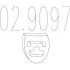 Монтажне кільце вихлопної системи (D (внутр.) - 46 мм; D (наружн.) - 54,6 мм; Висота - 10 мм) MTS 02.9097 (фото 1)