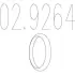 Монтажне кільце вихлопної системи (D (внутр.) - 46,2 мм; D (наружн.) - 59 мм; Висота - 13,5 мм) MTS 02.9264 (фото 1)