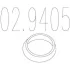 Монтажне кільце вихлопної системи (D (внутр.) - 54 мм; D (наружн.) - 69 мм; Висота - 17 мм) MTS 02.9405 (фото 1)