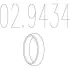Монтажне кільце вихлопної системи (D (внутр.) - 51 мм; D (наружн.) - 66 мм; Висота - 13 мм) MTS 02.9434 (фото 1)
