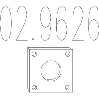 Монтажне кільце вихлопної системи MTS 02.9626