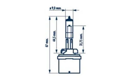 480413000 Лампа H27W/1 12V 27W PG13 HALOGEN MINIATURE NARVA 48041